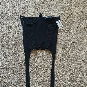 Akira Underwire Corset - black